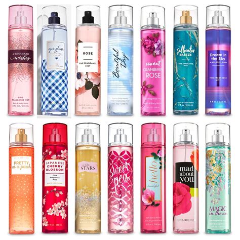 best bath and body works sprays|bodymist bath and body works.